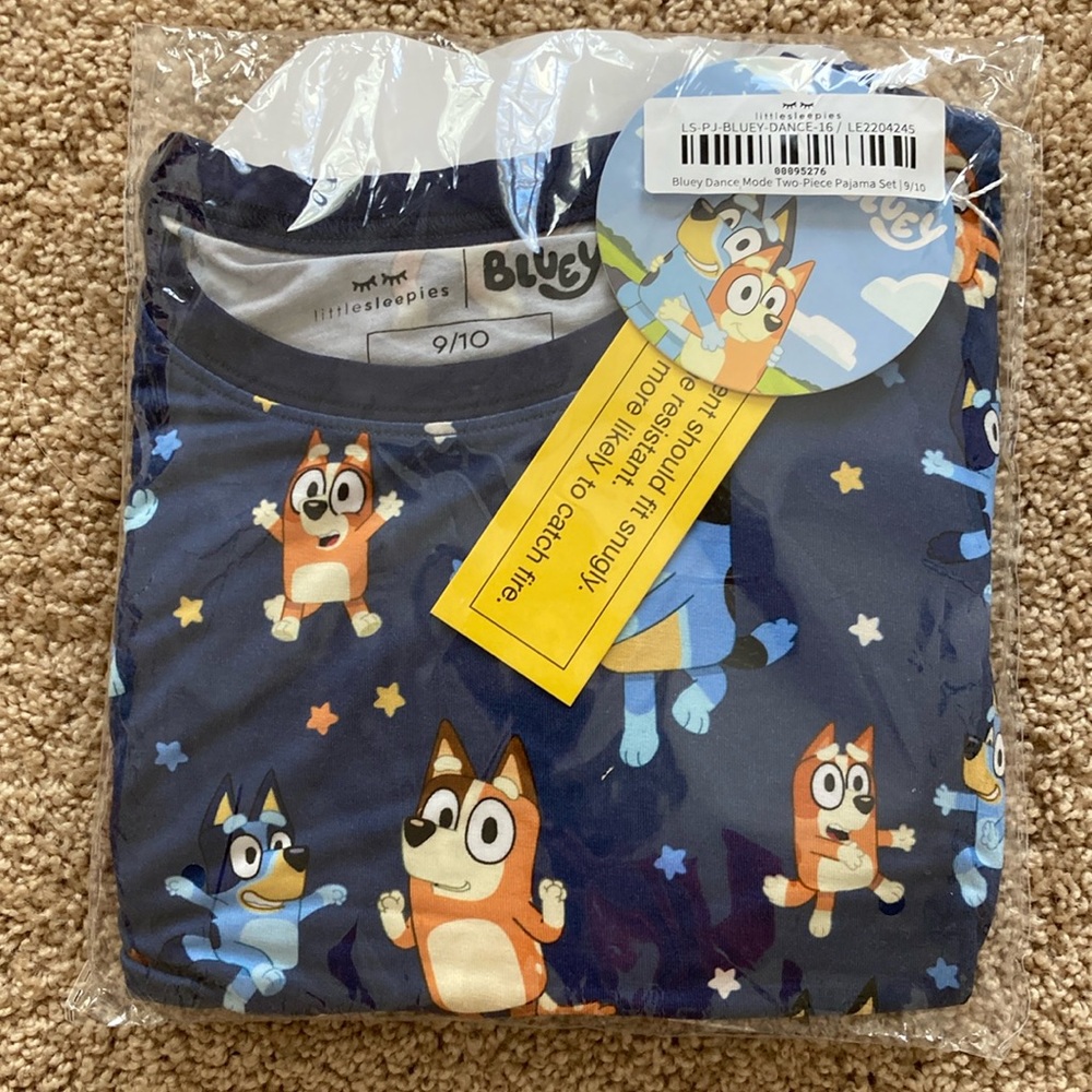 Brand new in bag bluey pajamas